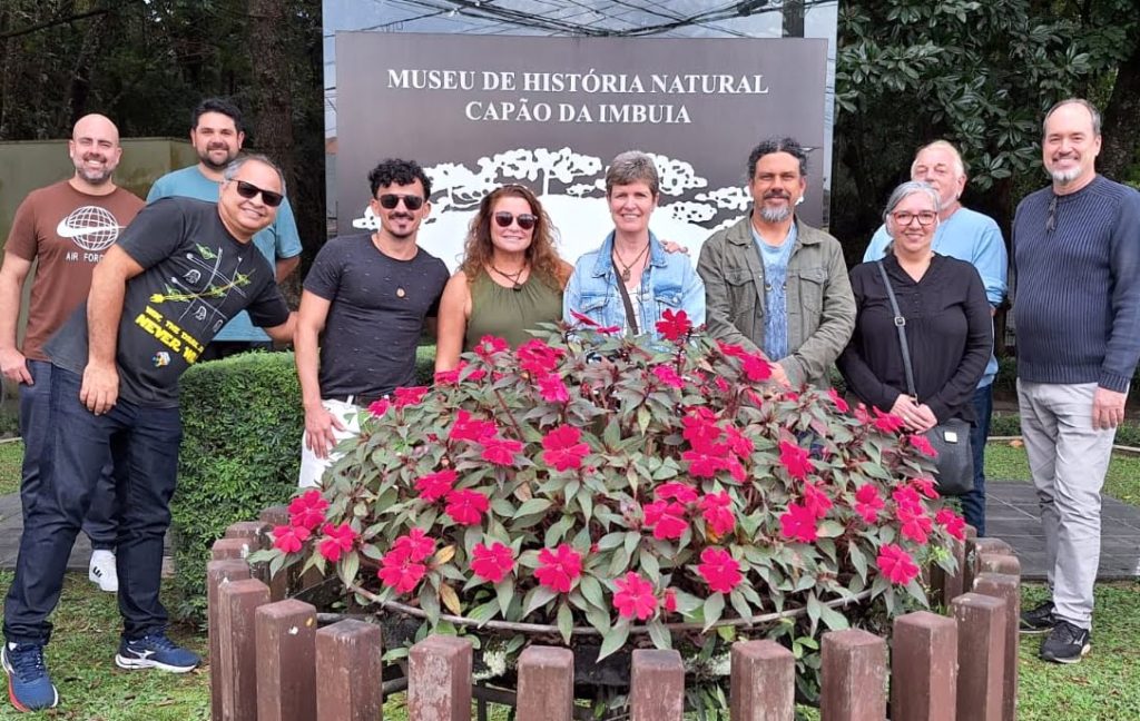 AZAB auditing team with Wild Welfare staff at the Curitiba Museum of Natural History
