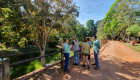 Wild Welfare Team with auditing team at zoo
